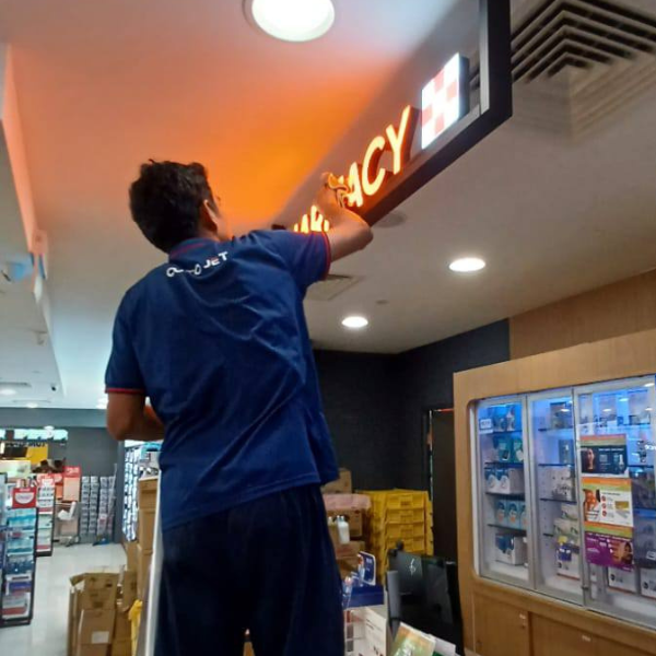 cleaning pharmacy